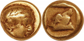 Ancient Greece Lesbos Mytilene EL Hekte 454 - 428 BC (ND)
Gold 2,53g.; XF