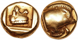 Ancient Greece Lesbos Mytilene EL Hekte 454 - 428 BC (ND)
Gold 2,46g.; XF