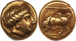 Ancient Greece Lesbos Mytilene EL Hekte 377 - 326 BC (ND)
Gold 2,54g.; XF