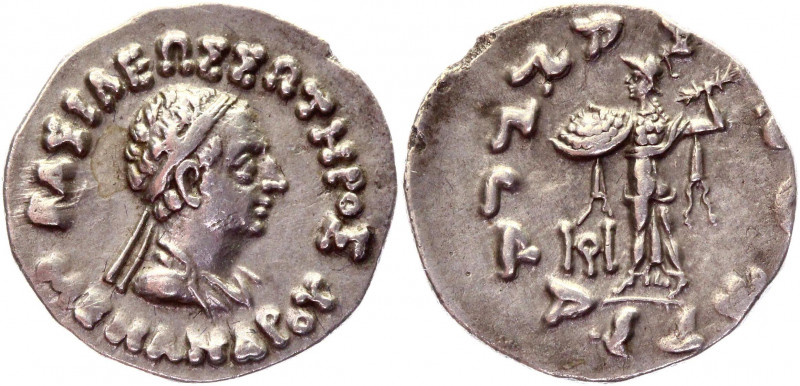 Bactria Indo-Greek Kingdom AR Drachm 155 - 130 BC Menander I Soter
Bopearachchi...