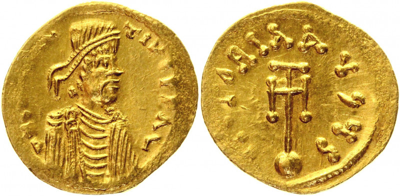 Byzantium Semissis 641 - 688 AD, Constans III
SB 983, DOC II 44.1, MIB 50; Gold...
