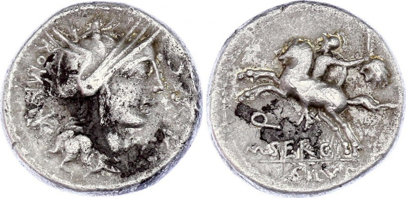 Roman Republic Denarius 116 - 115 BC Marcus Sergius Silus
Silver 3,74 g.; Obv: ...