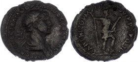 Roman Empire Denarius 98 - 117 AD Сounterfeit
Silvered Copper; Dacian made.