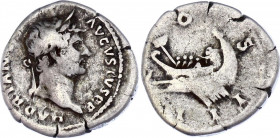 Roman Empire Denarius 117 - 138 AD Hadrian
RIC 351; Silver 2,88 g.; Obv: HADRIANVSAVGVSTVSPP - Laureate head right. Rev: COSIII - Galley to left.