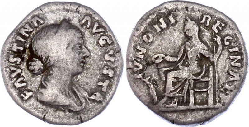 Roman Empire Denarius 128 - 175 (ND) Faustina II
RIC 697 (Marcus Aurelius), C 1...