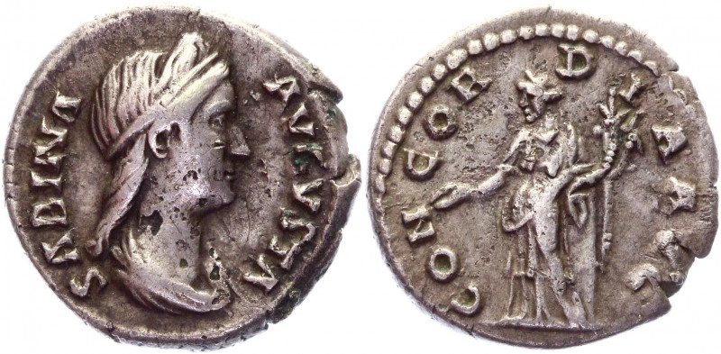 Roman Empire Denarius 136 AD, Sabina
RIC 390 (Hadrian), BMC 929 (Hadrian), S 39...