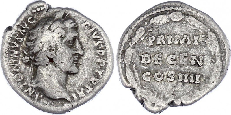 Roman Empire Denarius 138 - 161 (ND) Antoninus Pius
RIC 171a, C 670; Silver 2,9...