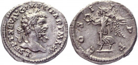 Roman Empire Denarius 198 - 200 AD, Septimius Severus
RIC 125a, C 96; Silver 3,35 g.; Obv: LSEPTSEVAVGIMPXIPARTMAX - Laureate head right. Rev: COSIIP...