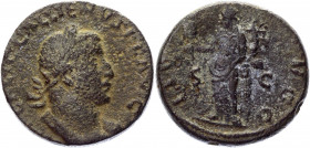 Roman Empire AE Sestertius 253 - 268 AD Gallienus
MIR 66s; Copper 15,25g.; Obv: IMP C P LIC GALLIENVS P F AVG, laureate and cuirassed bust right / Re...