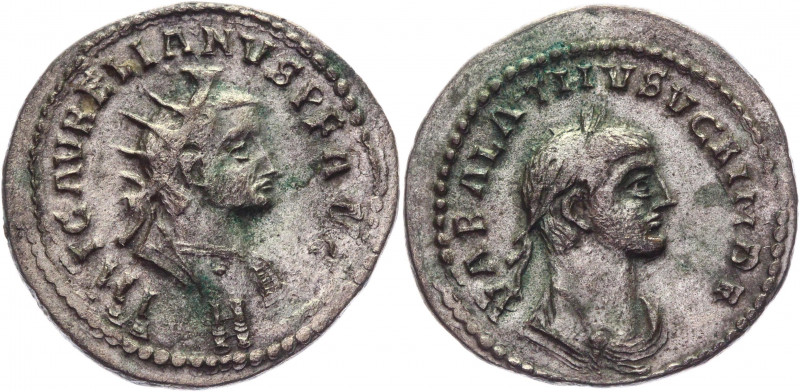 Roman Empire Antoninianus 271 - 272 AD, Vabalathus
RIC 381 (Aurelian), C 1; Bil...