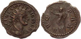 Roman Empire AE Antoninianus 273 - 274 AD Tetricus II, Usurper in Gaul
Copper 2,86g.; Obv: C PIV ESV TETRICVS CAES Radiate, draped and cuirassed bust...