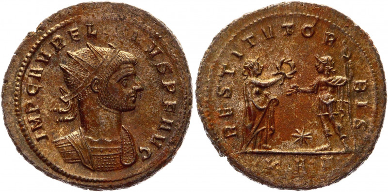 Roman Empire Antonianus 274 - 275 AD, Aurelian
RIC 289f, C 193; Copper 4,49 g.;...