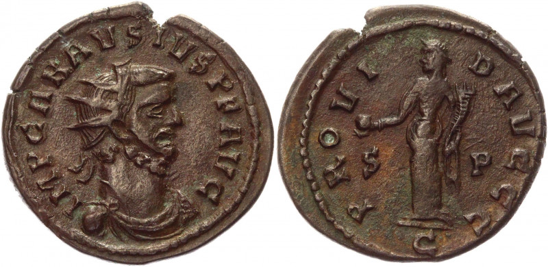 Roman Empire Antonianus 286 - 293 AD, Carausius
Copper 4,58 g.; Obv: IMPCCARAVS...