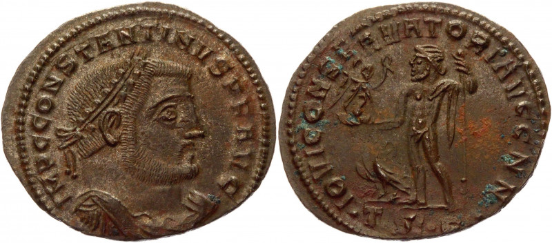 Roman Empire Follis 313 - 315 AD, Constantine I
RIC 4 (VII, Thessalonica); Copp...