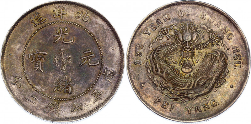 China Chihli 1 Dollar 1899 (25)
Y# 73; Silver 26,59g.; UNC