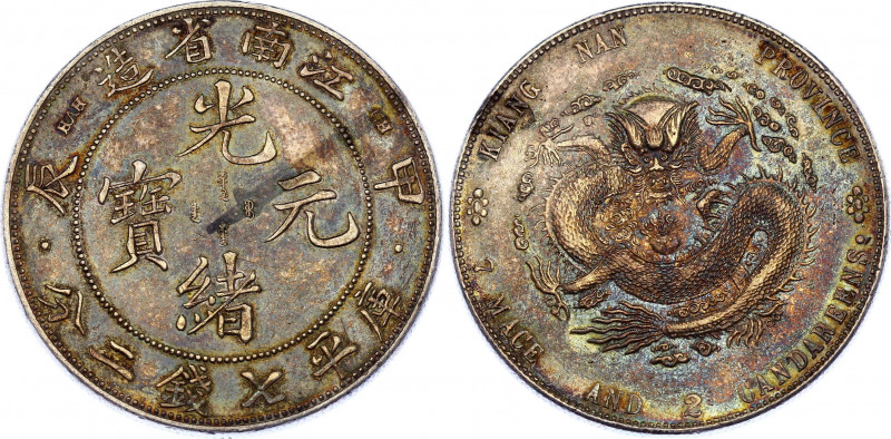 China Kiangnan 1 Dollar 1904
Y# 145a.13; Silver 27,15g.; AUNC-UNC toned