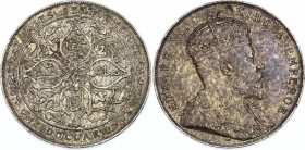 Straits Settlements 1 Dollar 1908
KM# 26; Silver; Edward VII; XF+ with Nice Toning!