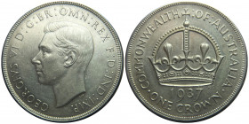 Australia 1 Crown 1937
KM# 34; Silver 28,24g.