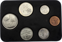 Zimbabwe Complete Set of 6 Coins 1980
1 - 5 -10 - 25 - 50 Cents 1 Dollar 1980; BUNC; With Original Package