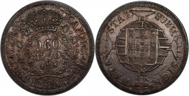 Brazil 960 Reis 1820 R
KM# 326; Silver 26,88g.; João VI; UNC