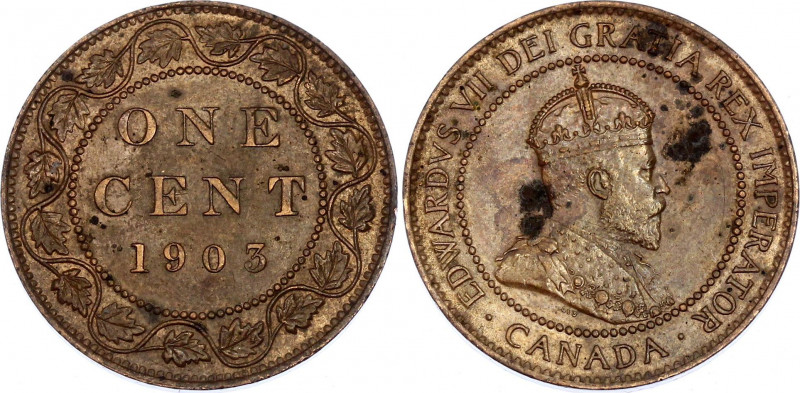 Canada 1 Cent 1903
KM# 8; aUNC