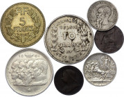 Europe Lot of 7 Coins 1901 - 1951
With Silver; Various Countries, Dates & Denominations