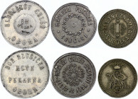 Czechoslovakia Lot of 3 Bread Tokens (ND)
Various Motives, Denomination & Composition