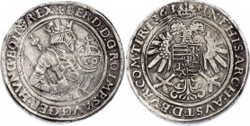 Austria 1 GuldenTaler / 60 Kreuzer 1563
MT# 141; Silver; Ferdinand I; Hall
