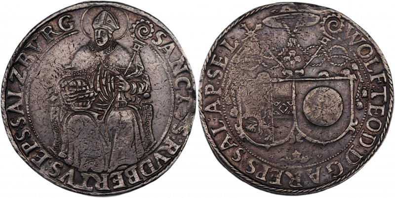 Austria Salzburg Taler 1578 - 1612 (ND)
Dav# 8187; Silver 28,72g.; Wolfgang Die...