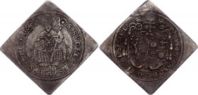 Austria Salzburg 1/4 Taler 1684 Klippe
KM# 246; Silver 6.94g; Talerklippe; Max Gandolph von Küenburg