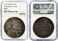 Austria Eggenberg Taler 1629 NGC MS61
KM# 9; Dav. 3382; Johann Ulrich; Prague Mint; NGC MS61; Fully impressive in both eye appeal and technical quali...