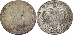 Austria 1/2 Taler 1751
KM# 1797; Silver 13,93g.; Maria Theresia (1740-1780); Mint: Graz; VF-XF