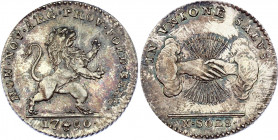 Austrian Netherlands 10 Sols / 10 Stuivers 1790
KM# 46; DW# 1158; NBBR# 3; VH# J58; Silver 4,53g.; UNC rare grade