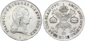 Austrian Netherlands 1 KronenTaler 1797 B
KM# 239; Silver; Franz II ; XF+