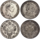 Austria 2 x 20 Kreuzer 1831 & 1832 A
KM# 2147; Silver; Franz I