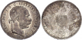 Austria 1 Florin 1875
KM# 2222; Silver; Franz Joseph I; XF+