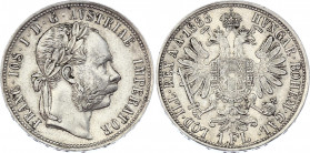 Austria 1 Florin 1888
KM# 2222; Silver; Franz Joseph I; XF