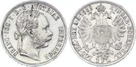 Austria 1 Florin 1889
KM# 2222; Silver; Franz Joseph I; UNC with mint luster and few scratches