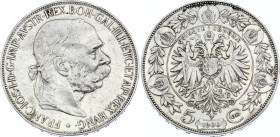 Austria 5 Corona 1900
KM# 2807; Silver; Franz Joseph I; XF