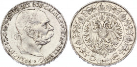 Austria 5 Corona 1907
KM# 2807; Silver; Franz Joseph I; XF