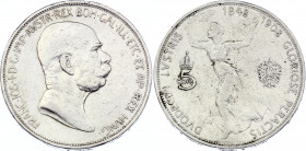 Austria 5 Corona 1908
KM# 2809; Silver; Franz Joseph I; 60th Anniversary of the Franz Joseph I's Reign; VF+