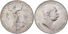 Austria 5 Corona 1908
KM# 2809; Silver 24,04g.; Franz Joseph I 60th Anniversary of Reign; AUNC