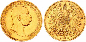 Austria 10 Corona 1909
KM# 2815; Gold (.900) 3.38g 18.95mm; Franz Joseph I