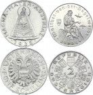 Austria 2 & 5 Schilling 1930 - 1935
Silver; Various Motives