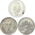 Austria 3 x 25 Schilling 1955 - 1968
Silver; Various Motives; UNC