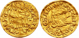 Hungary 1 Goldgulden 1470 - 1490 (ND)
Huszár 680; Gold 3.50g; Matthias Corvinus