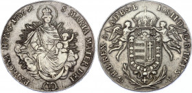 Hungary 1 Taler 1786 B
KM# 400.2; Silver; Joseph II; Unmounted
