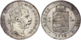 Hungary 1 Forint 1879 KB
KM# 453; Silver; Franz Joseph I; XF+