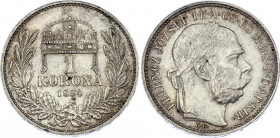 Hungary 1 Korona 1894 KB
KM# 484; Silver; Franz Joseph I