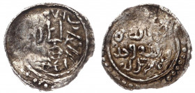 Russia Middle Volga Bulghar Dirham 1281 AH 679
Mangu Timur Khan of the Golden Horde; Silver 1.03g 17mm; Full Date